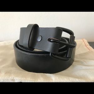 Tanner Goods Black leather belt